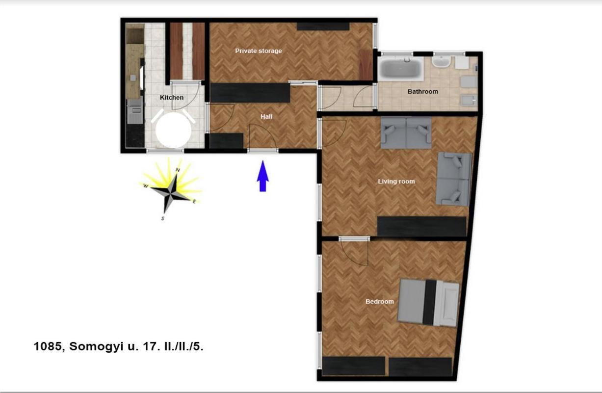 Hi!5 Spacious Apartment Budapest Palotanegyed Buitenkant foto